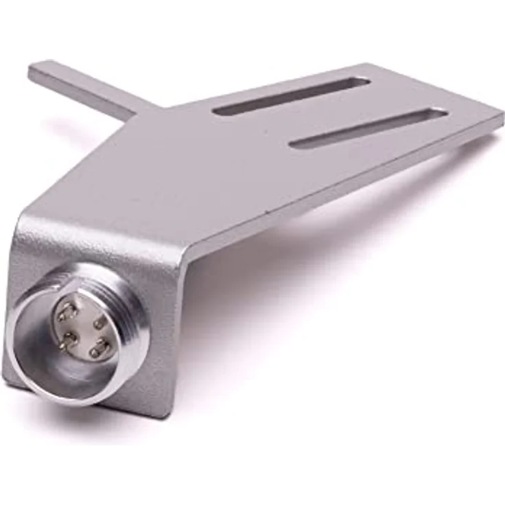 Analogis HS-22 LENCO Systemträger 6109 Plattenspieler, Aluminium Headshell mit vergoldeten Kontakten für präzise Signalübertragung – Bild 1