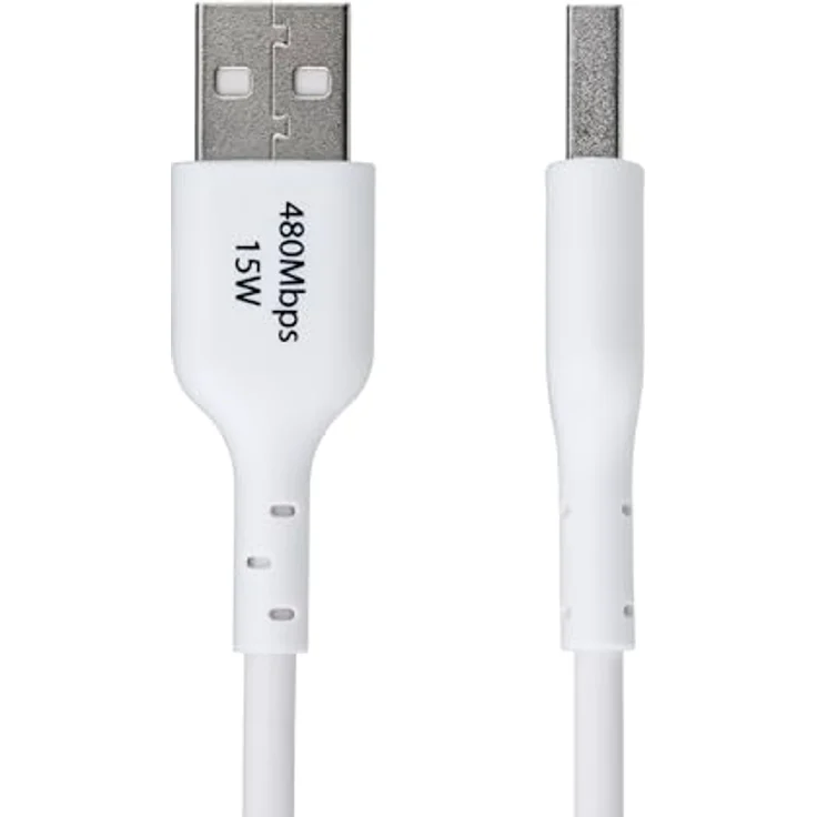 StarTech.com 2m USB-A auf USB-C Ladekabel, Laden & Synchronisieren, 3A, USB 2.0, TPE-Mantel, Weiß – Bild 2
