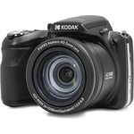 KODAK Pixpro Astro Zoom AZ425 Digitalkamera Bridge, 42 x optischer Zoom, 24 mm Weitwinkel, 20 Megapixel, LCD 3, Full HD 1080p, Li-Ion-Akku, Schwarz