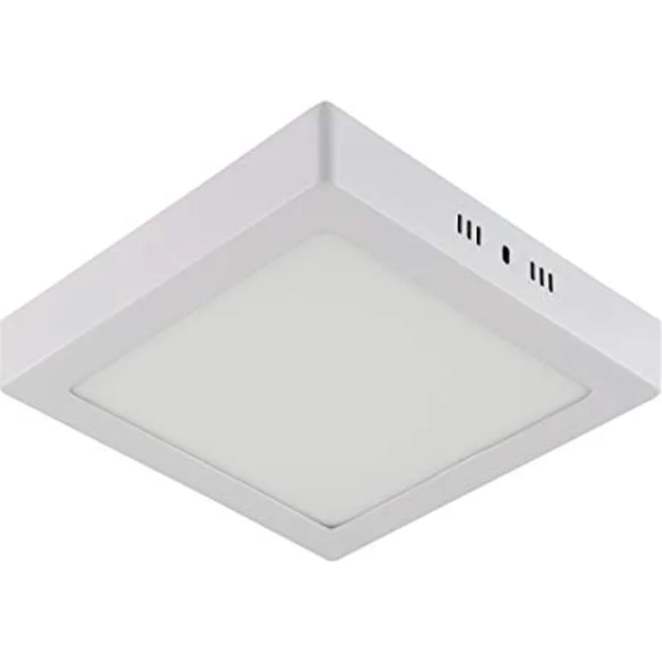 ENERGMiX LED Panel Aufputz Oberputz Wandlampe Wandleuchte Deckenleuchte Deckenlampe Lampe -Eckig Quadrat 180x180mm Warmweiss 230v 12w - Modernes LED Aufputz Licht in Warmweiss