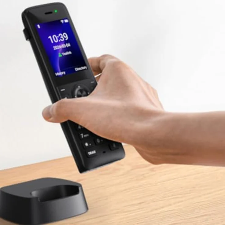 Yealink Ax83H, kabelloses VoIP-Telefon mit 2000 mAh Akku, 2,4 Zoll Farb-LCD-Display, Freisprechfunktion, Bluetooth und 1000 Kontakte Speicher – Bild 3