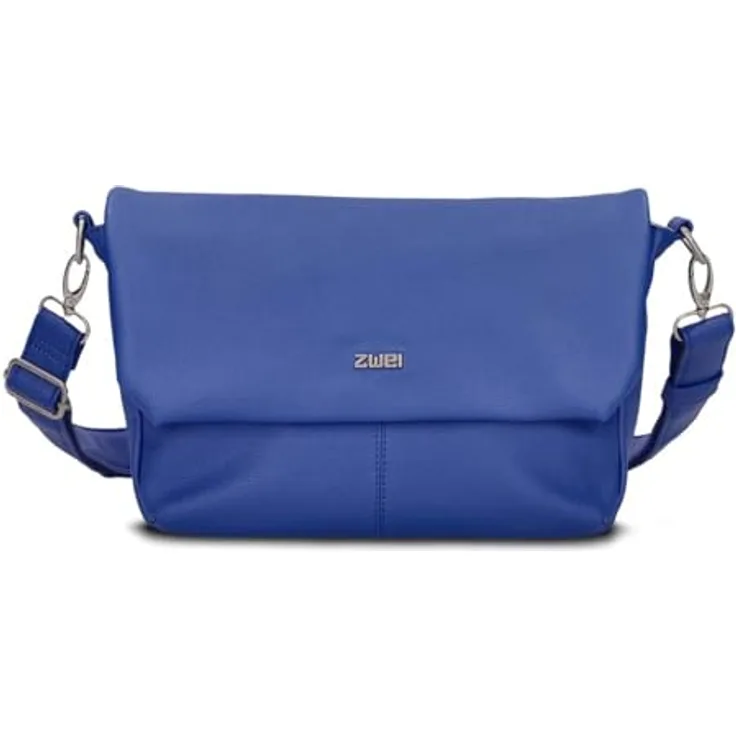 Zwei Mademoiselle.M Messenger, 33 cm Laptopfach, grau, 100% Polyurethan