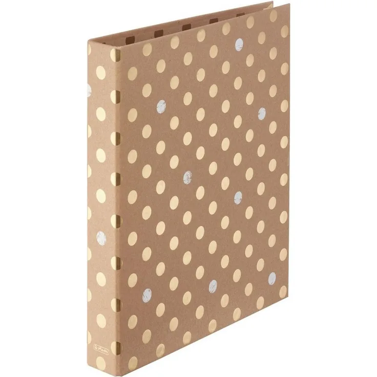 Herlitz Präsentationsordner maX.file 2-Ring A4 Pure Glam, speziell geprägte Oberflächenstruktur, Farbe: Pure Glam
