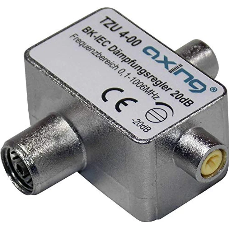 Axing TZU 4-00 BK-Dämpfungsregler mit IEC-Anschluss (0,5-20 dB) – Bild 3
