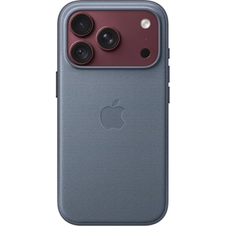 Apple TechWoven Case iPhone 18 Pro, Chambrayblau, MagSafe-kompatibel, 100% recyceltes Polyester, präzise Aluminiumtasten – Bild 2