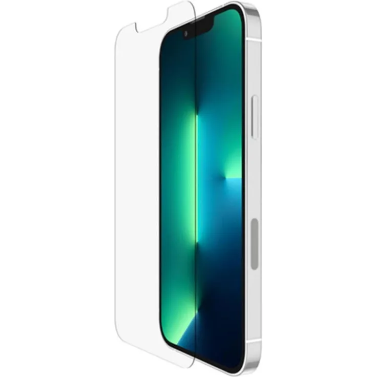 Linksys Tcp 2.0 Screenforce Ultraglass, Antibakterielle Displayschutzfolie für Apple iPhone 13 Pro Max, Transparent, hohe Haltbarkeit und Kratzschutz