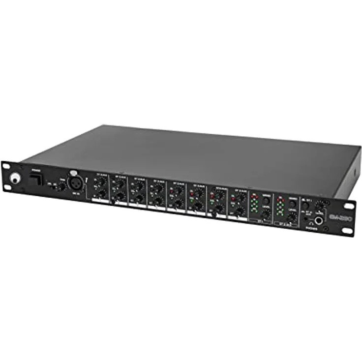 Omnitronic EM-280 Entertainment-Mixer, vielseitiges Mischpult für Studio- und Live-Anwendungen, kompakte Bauweise, robuste Konstruktion – Bild 3