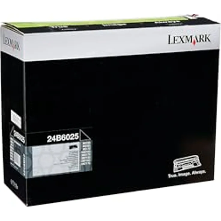 Lexmark Toner Drum Kit 24B6025, Schwarz (BK) für präzise Druckqualität