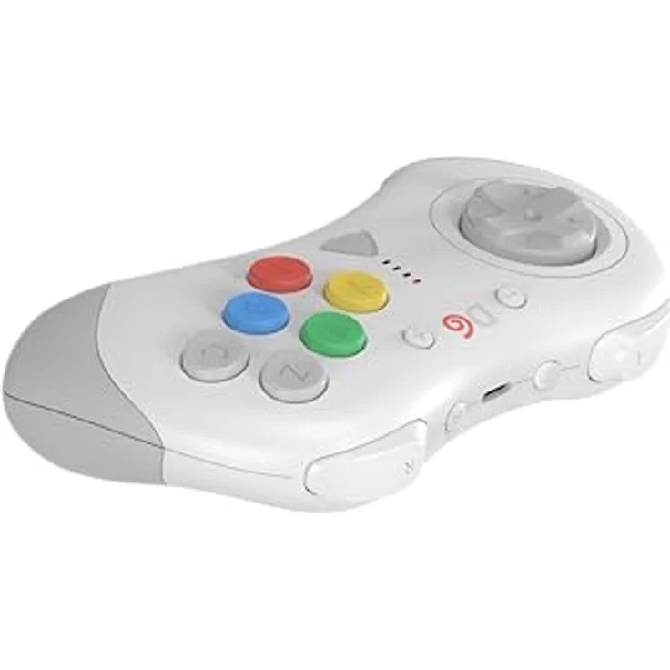 Retro Fighters D6 Dreamcast, Wireless 6-Button Controller für Nintendo Switch und PC, Weiß, mit hochpräzisem D-Pad und konfigurierbaren Modus-Einstellungen – Bild 3