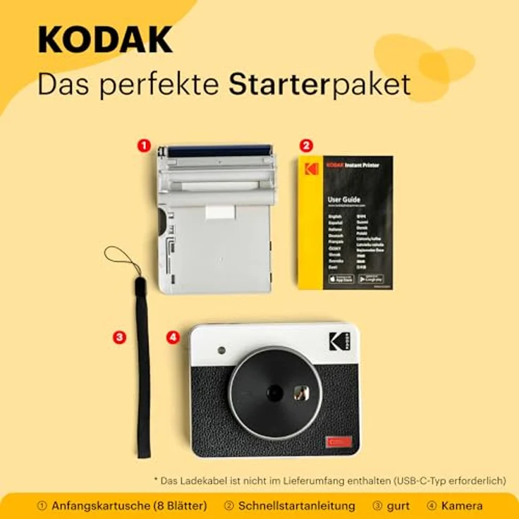 Kodak Mini Shot Combo 3 Retro - C300R White – Bild 2