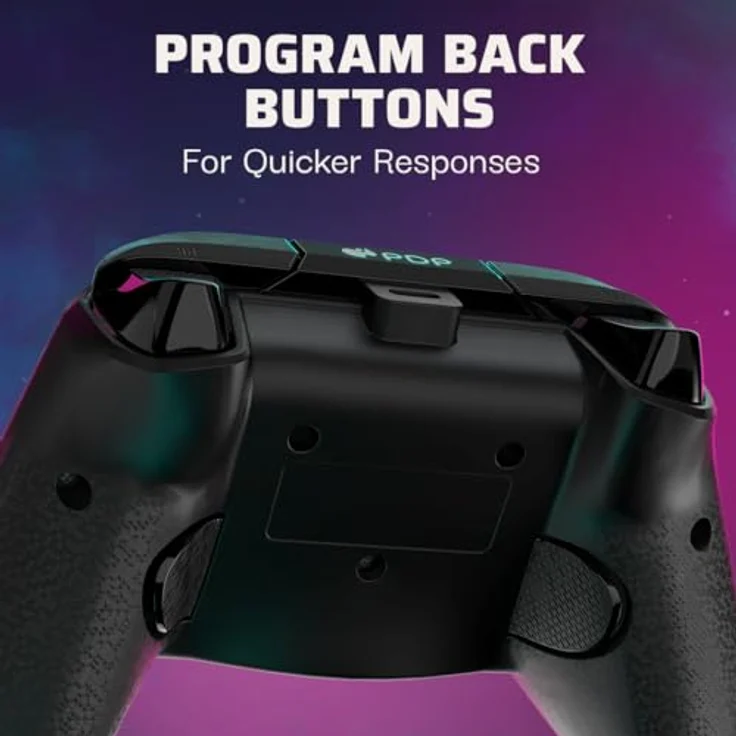 PDP Rematch-Space Dust-GlowInDark Xbox X Controller, kabelgebunden, mit programmierbaren Rücktasten und Dual Rumble-Motoren – Bild 5