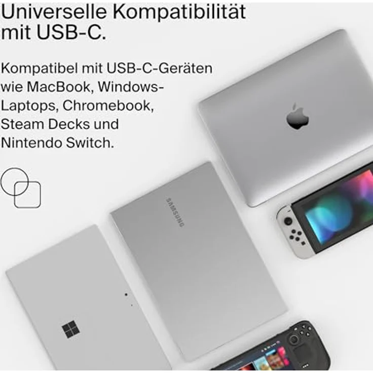 Belkin USB-C GaN Netzteil 100W Power Delivery, Notebook Netzteil mit 2,5 m Kabel, Schwarz – Bild 3