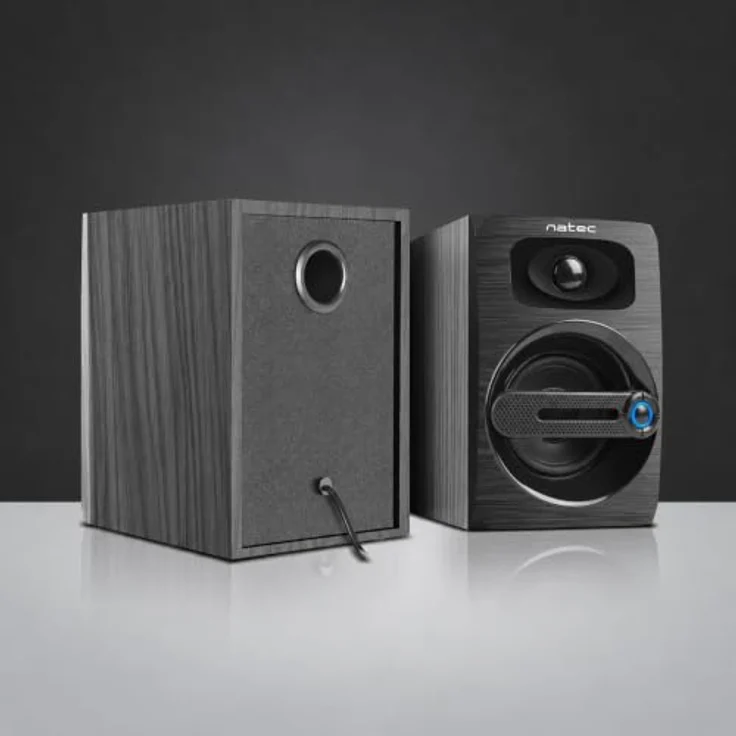 Natec Cougar 2.0 PC-Lautsprecher, 6 Watt, schwarz – Bild 4