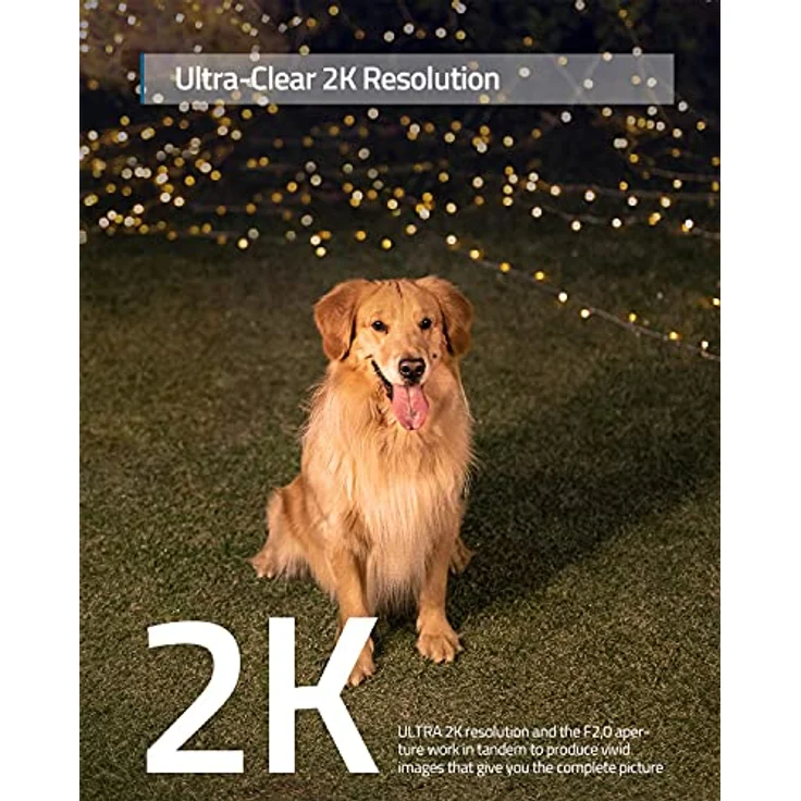 eufy Security Outdoor Cam E220, All-in-One eigenständige Überwachungskamera für Außenbereiche mit 2K Auflösung, Scheinwerfer, Nachtsicht in Farbe, Gebührenfreie Nutzung, IP67 Wasserschutz – Bild 2