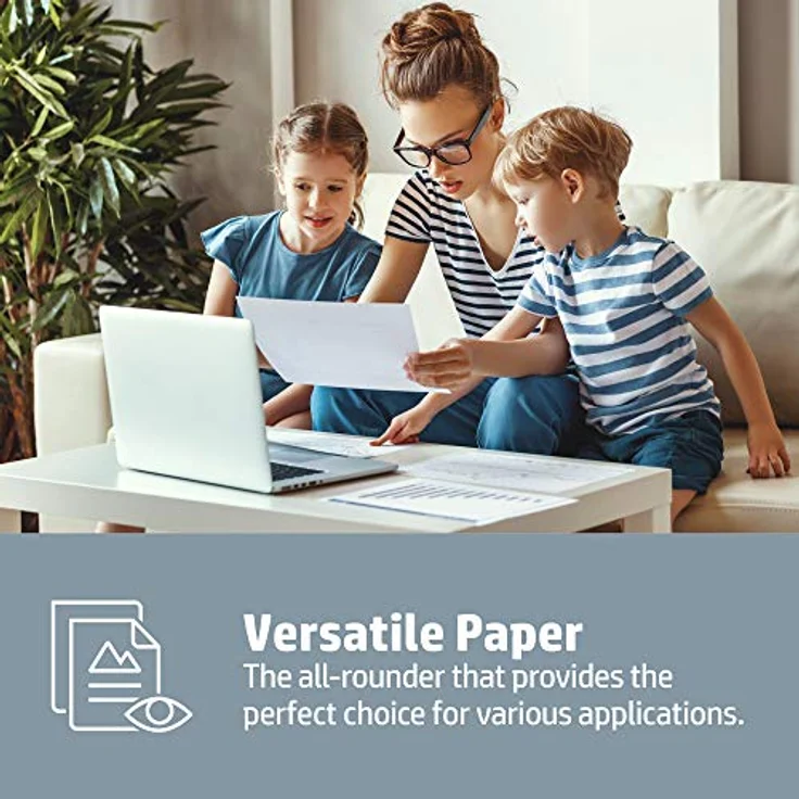 HP Kopierpapier CHP150 Home & Office, DIN-A4 80g, Weiß - Allround Kopierpapier für Zuhause und Büro ,2500 Blatt( 5x500 Blatt), 5er Pack – Bild 5