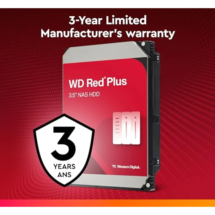 WD Red Plus NAS Hard Drive WD20EFZX - Festplatte - 2 TB - intern - 3.5 Zoll (8.9 cm) - SATA 6Gb/s - 5400 rpm - Puffer: 128 MB (WD20EFZX) – Bild 6