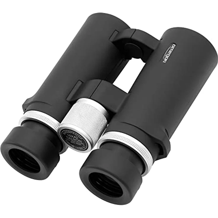 Omegon Talron HD 10x42, Fernglas mit ultrascharfer HD-Optik, 10-facher Vergrößerung, wasserdicht und gummiarmiert – Bild 3