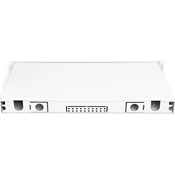Digitus DN-96330-4 LWL-Patchpanel 6 Port LC, kompakte Spleißbox mit Vollmetallgehäuse und integrierten Spleißkassetten – Bild 4