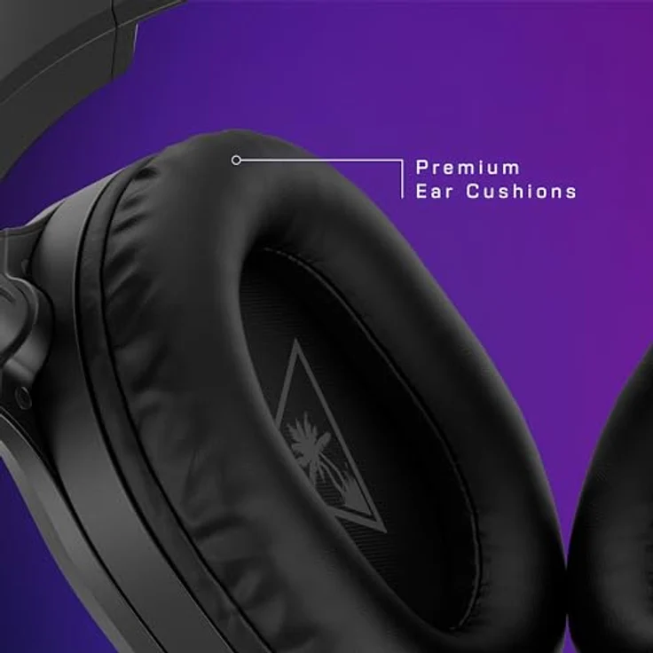 TURTLE BEACH RECON 70P, Over-ear Gaming Headset Schwarz, 40-mm-Lautsprecher, kompatibel mit PS5, Xbox und PC, hochempfindliches Mikrofon mit Stummschaltfunktion – Bild 5