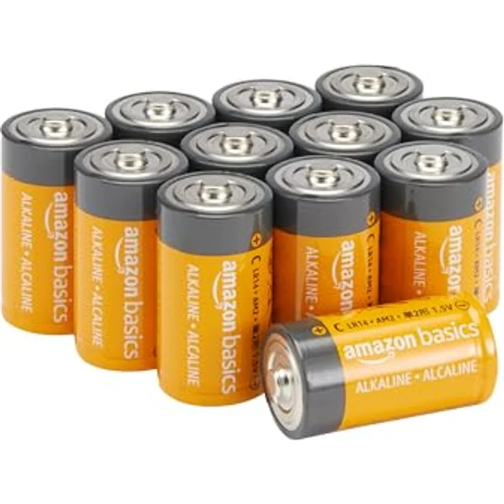 AmazonBasics Batterien Alkali, Typ C, 12 Stück – Bild 2