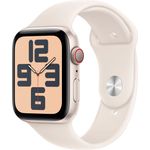Apple Watch SE (2024) Smartwatch (Watch OS) - Apple Smartwatch mit motivierenden Fitnessdaten und innovativen Features, neue Farben verfügbar