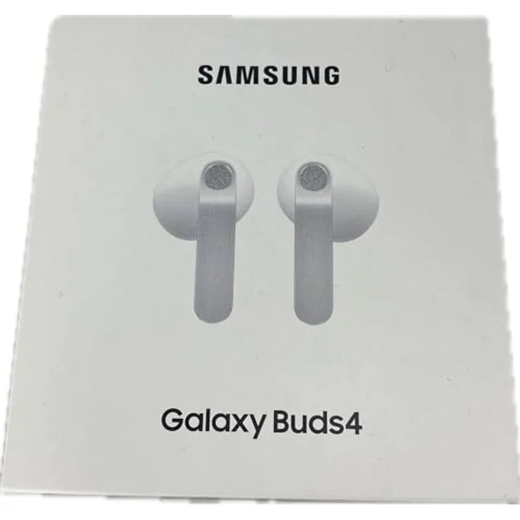 Samsung Galaxy Buds4, Kopfhörer mit aktiver Geräuschunterdrückung und intuitiver Touch-Steuerung, Weiß