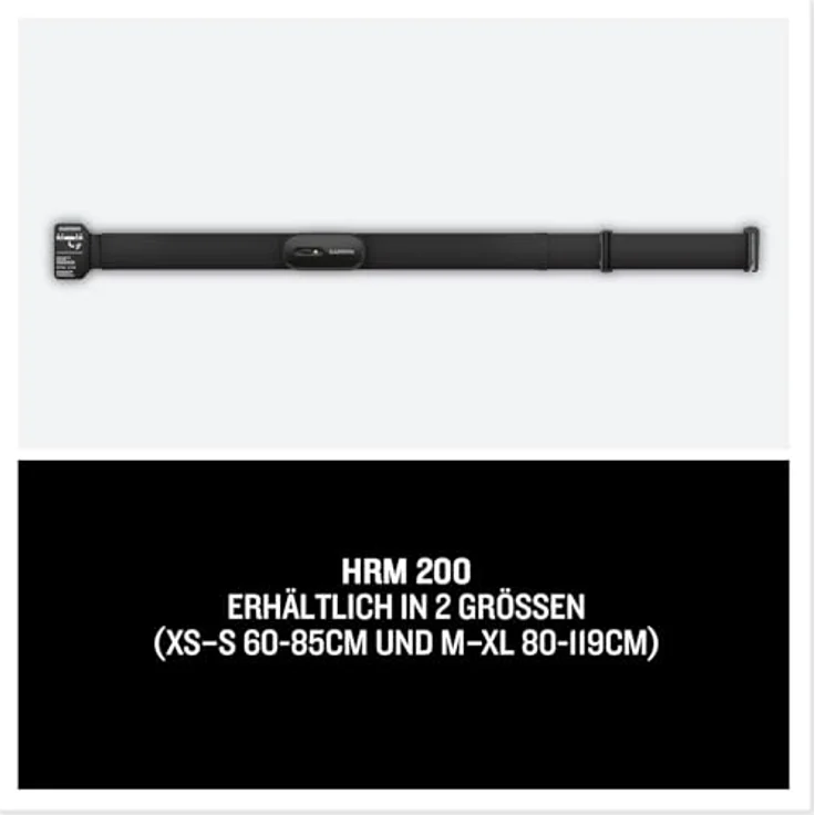 Garmin HRM200, Herzfrequenz-Brustgurt mit präziser Messung, M-XL, waschmaschinenfest, bis zu 1 Jahr Batterielaufzeit – Bild 6