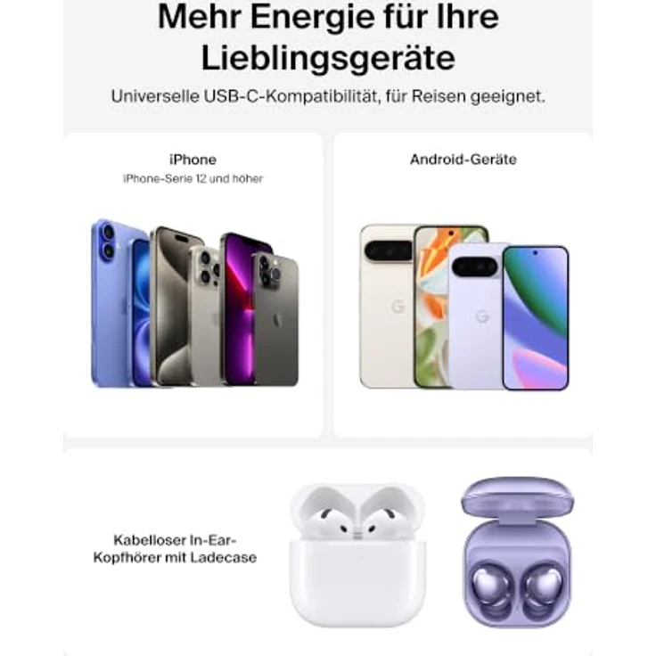 Belkin Boostcharge Slim Magnetische Powerbank 10.000 mAh, 7,5W, Fast Charge, Schwarz – Bild 6