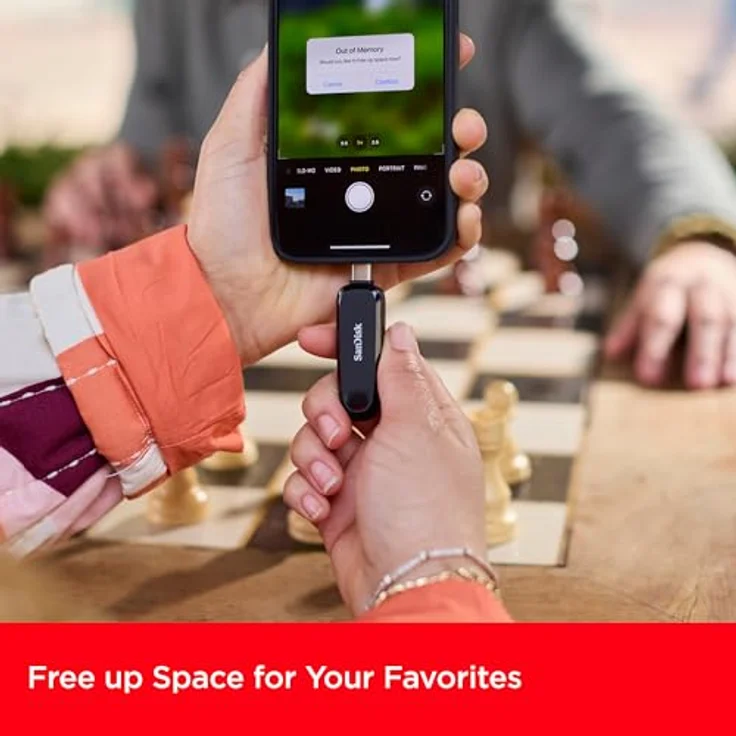 SanDisk Phone Drive für Android, 256 GB USB-C USB Stick, Schwarz mit 100 MB/s Übertragungsgeschwindigkeit – Bild 2