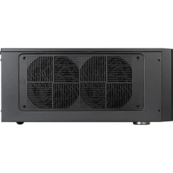 SilverStone Technology SST-GD11B-Grandia HTPC ATX Computer Gehäuse mit verbesserter Kühlleistung, schwarz – Bild 3