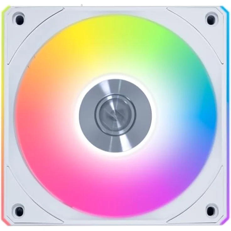 Lian Li UNI FAN CL Wireless, 3er-Pack 120mm Gehäuselüfter mit Dual-Zone-RGB-Beleuchtung, weiß – Bild 5