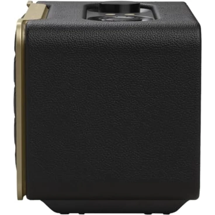 JBL Authentics 200 Smart Home Lautsprecher – 70er Jahre Retro-Design Bluetooth Box – Mit Quadrex Grill, Google Assistant, Kompatibel mit Amazon Alexa, AirPlay One App – Schwarz – Bild 5