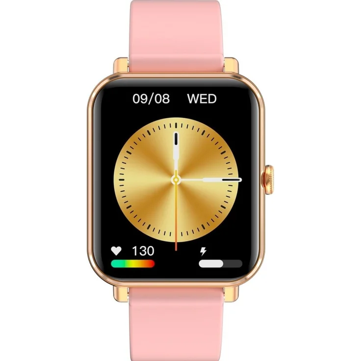 Garett GRC Classic Sportuhr + Smartwatch, golden, IP68, Herzfrequenz-Messgerät, Pulsoximeter, 100 Sportmodi