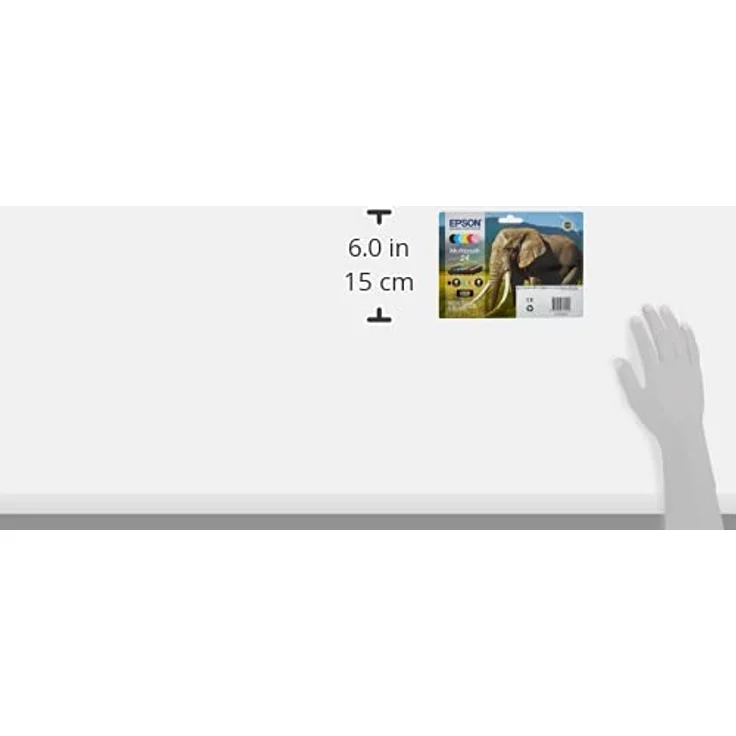 Epson Original 24 Tinte Elefant (XP-750 XP-850 XP-950 XP-55 XP-760 XP-860 XP-960 XP-970) Multipack 6-farbig – Bild 5