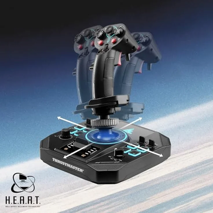 Thrustmaster Sol-R 5 Base Joystick, kompatible Basis für Flugsimulationen mit abnehmbaren Griffen – Bild 8