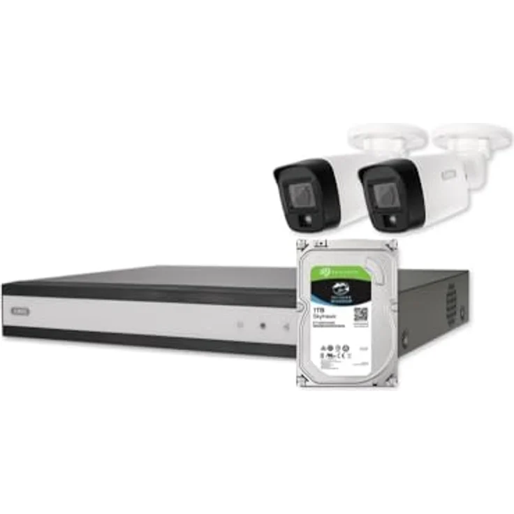 ABUS TVVR33623T, Kabelgebundenes IP-Überwachungs-Set mit 2 Mini-Tube-Kameras, 1920x1080 Pixel, 1 TB HDD, intelligenter Bewegungserkennung – Bild 4