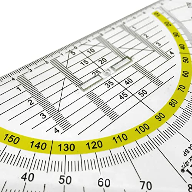 Westcott Geodreieck E-10134, 25 cm Hypotenuse, mit abnehmbarem Griff – Bild 3