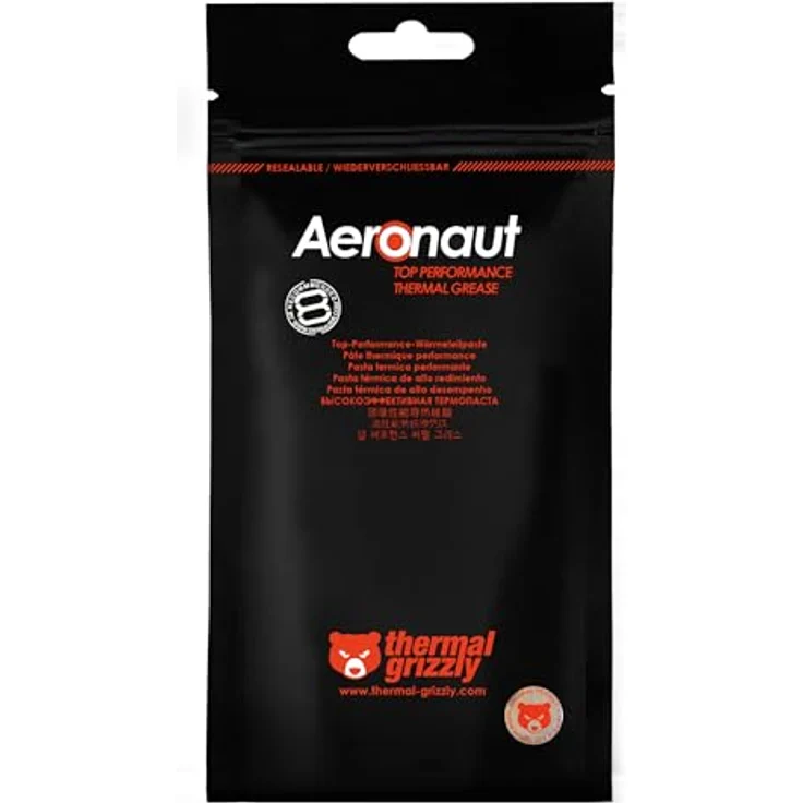 Thermal Grizzly Aeronaut 8.5W-m·K 3.9g Wärmeleitpaste - Wärmeleitpasten (3,9 g, -150-200 °C) – Bild 10