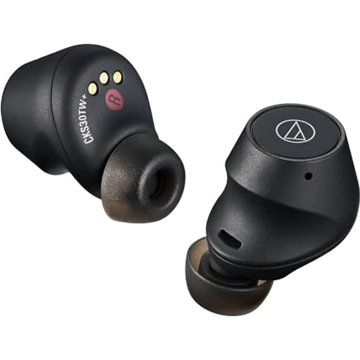 Audio-Technica ATH-CKS30TW+ Kabellose Kopfhörer in Schwarz mit Equalizer und Active Noise Cancelling – Bild 3
