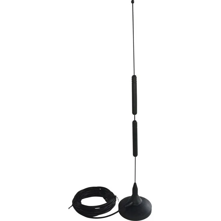 "Wittenberg Antennen Mobilfunkantenne Rundstrahler Magnetfuss GSM / UMTS 9dBi, mit SMA male Stecker 5m Kabel"