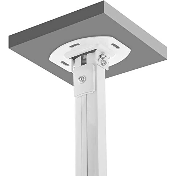 deleyCON Universal Beamerhalterung Deckenhalterung +-15° Neigbar - 360° Drehbar - bis 13,5Kg - Höhenverstellbar 545mm-900mm - Kabelführung - Weiß – Bild 4