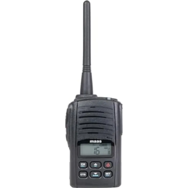 MAAS PT-4502 PMR-446 Handfunkgerät Wintec LP-4502+ mit SOS-Kanal, VOX-Funktion und robustem Design, leicht und spritzwassergeschützt