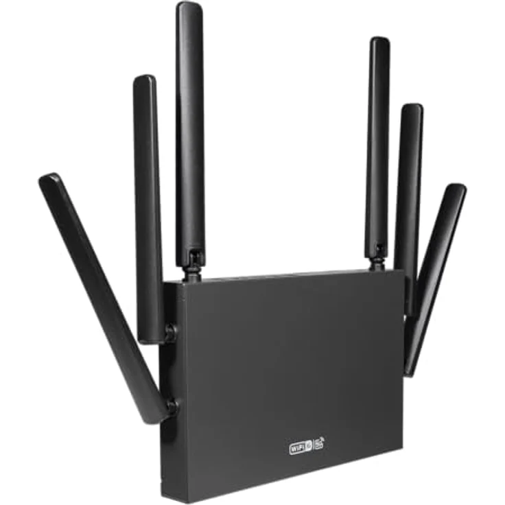 Edimax WL-Router 5G-8649AX, 5G NR AX1800 Business WiFi Router mit bis zu 1775 Mbit/s, automatischer Ausfallsicherung, MU-MIMO, Schwarz – Bild 6