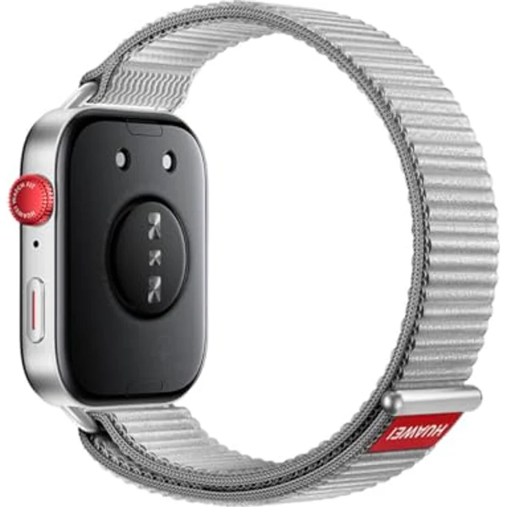 HUAWEI Watch FIT 3, 1,82″ AMOLED-Display, Ultraschlankes Design, Bluetooth-Anrufe, Bis zu 10 Tage Akkulaufzeit, Kompatibel mit iOS & Android, Umfassendes Fitness-Management, GPS, Grau (Nylon) – Bild 4