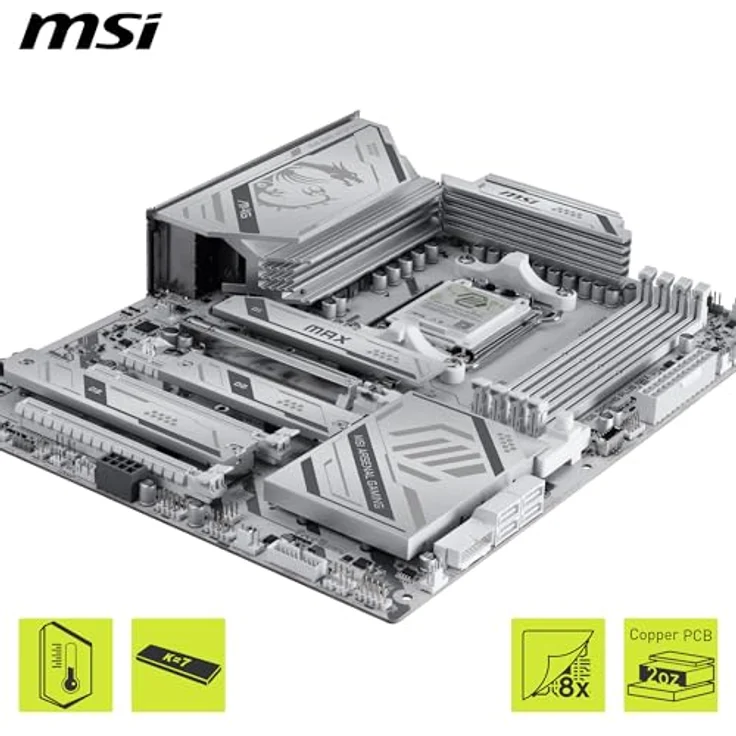 MSI MAG X870E Gaming Plus MAX WiFi, Mainboard mit WLAN-Konnektivität für Gaming-Systeme – Bild 4