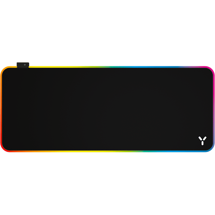 ISY IMP 6000-XXL RGB-Gaming-Mauspad, XXL (900 mm x 360 mm) mit RGB-Beleuchtung