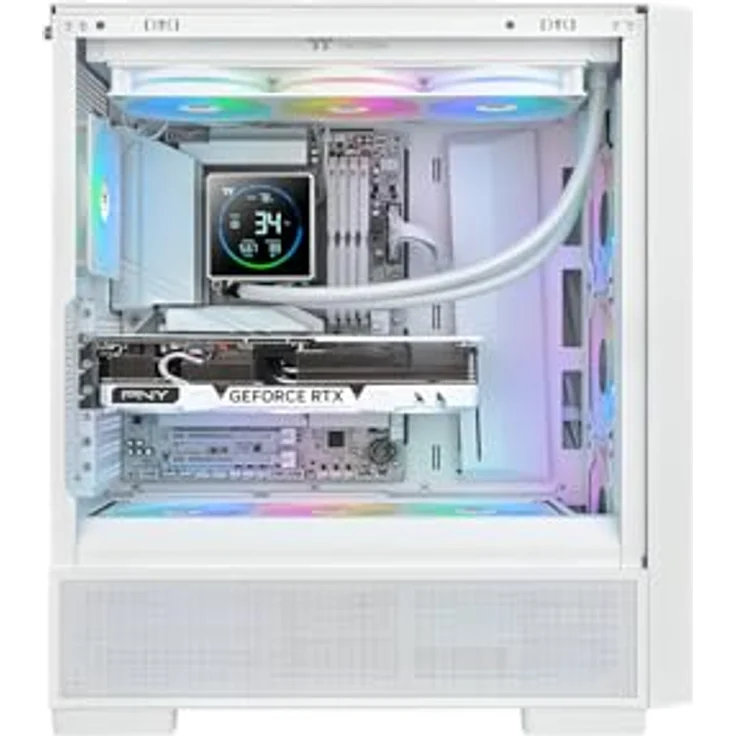 Thermaltake TH360-S V3 ARGB Sync Snow, AiO-Wasserkühlung mit 3x 120mm Lüftern, 2500 rpm, 37.8 dB – Bild 5