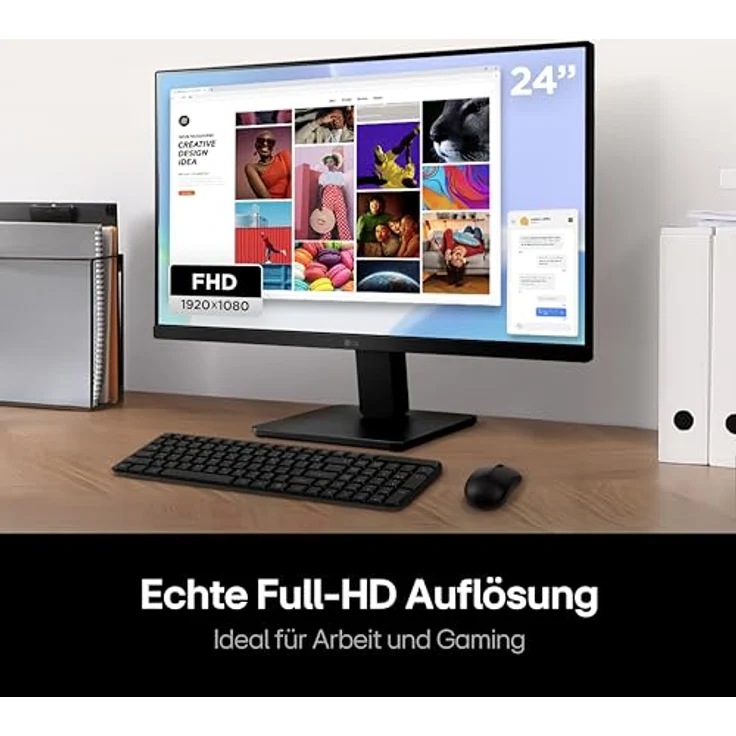 LG Full HD Monitor 24MR400-B.AEUQ - 24 Zoll, IPS Panel, FreeSync, VESA ...