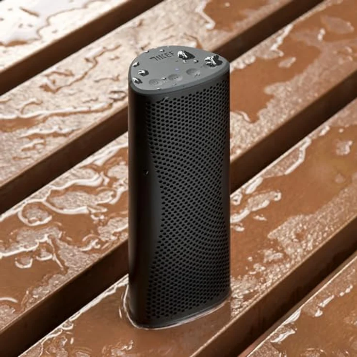 KEF Muo High-Fidelity Bluetooth-Lautsprecher, Midnight Black | Bluetooth 5.4 aptX Adaptive, USB-C, IP67 wasserdicht, 24 Std. Wiedergabezeit – Bild 2