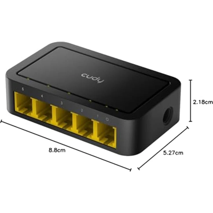 Cudy FS105D 5-Port 10/100Mbit/s Desktop Switch – Bild 8